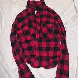 Garage Plaid Top